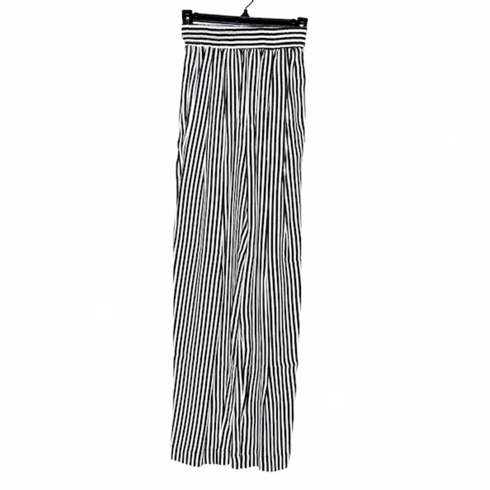 Vintage Karen Cane Referee Stripe Pants B&W 6